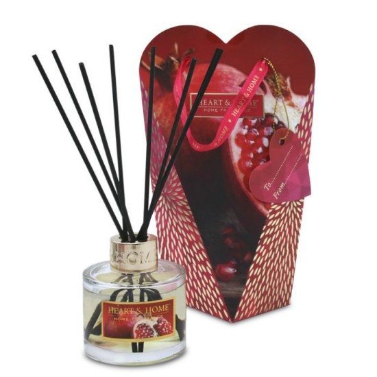 Heart and Home Reed Diffusers Ruby Pomegranate Fragrance Diffusers